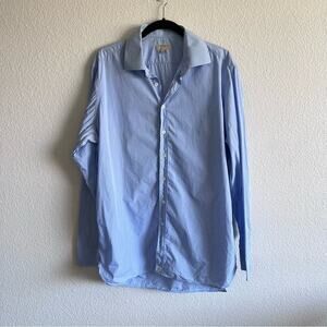 Burberry Mens Button Down Stripe Shirt
